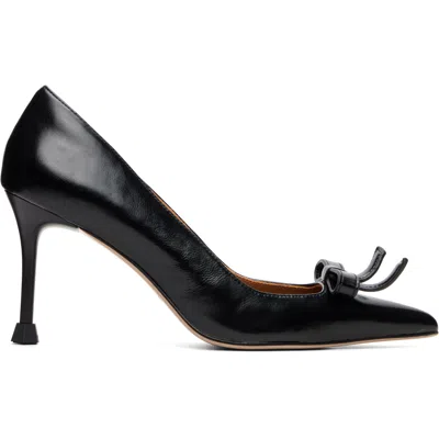 Shushu-tong Black Pointed Toe Heels In Black Ba100