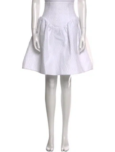 Pre-owned Shushu-tong Knee-length Skirt In White