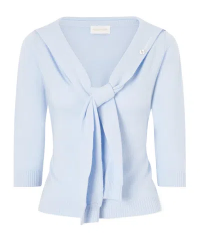Shushu-tong Long-sleeved Knitwear In Blue