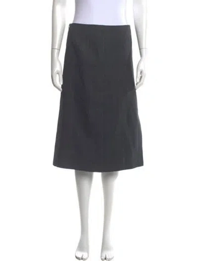 Pre-owned Shushu-tong Midi Length Skirt In Grey