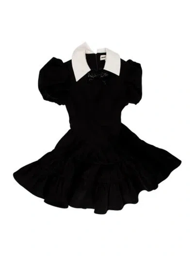 Pre-owned Shushu-tong Mini Dress In Black
