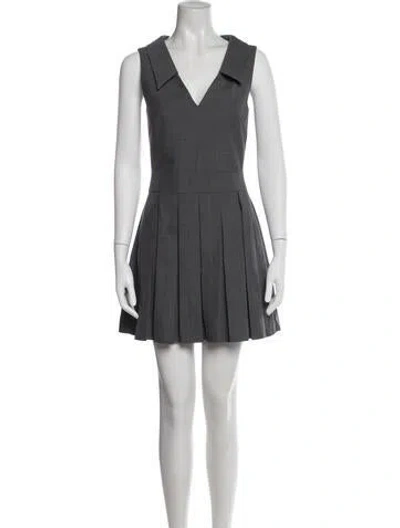 Pre-owned Shushu-tong Mini Dress In Gray