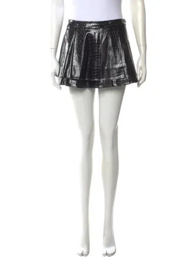 Pre-owned Shushu-tong Mini Skirt In Black