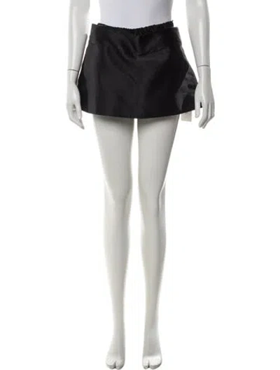 Pre-owned Shushu-tong Mini Skirt In Black