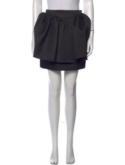 Pre-owned Shushu-tong Mini Skirt In Black