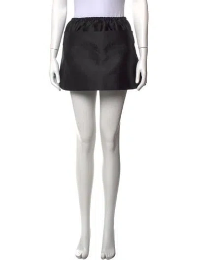 Pre-owned Shushu-tong Mini Skirt In Black