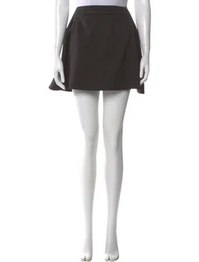 Pre-owned Shushu-tong Mini Skirt In Gray