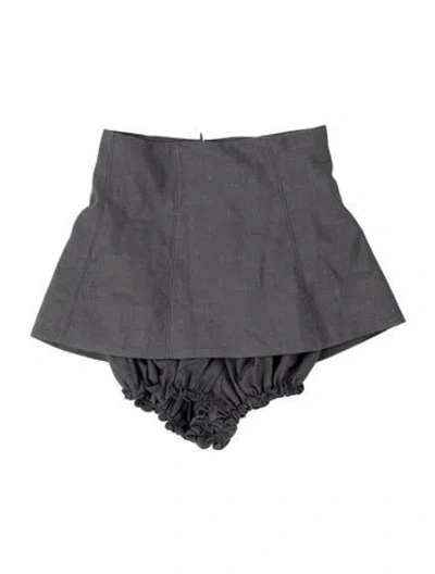 Pre-owned Shushu-tong Mini Skirt In Grey