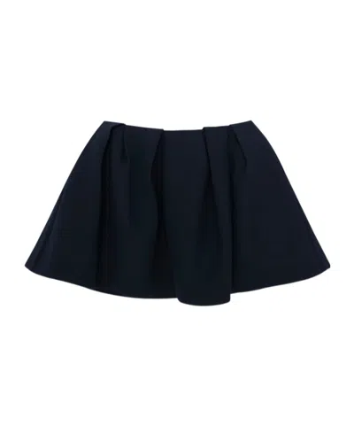 Shushu-tong Shushu/tong Pleated Miniskirt In Black