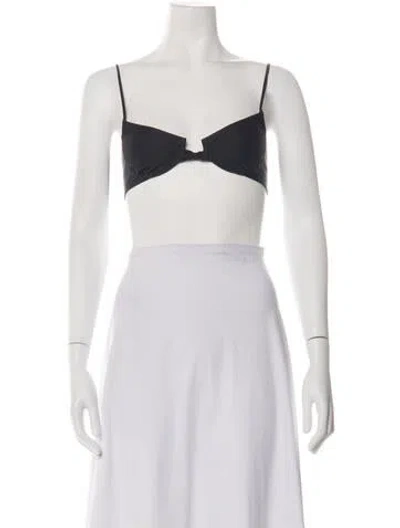 Pre-owned Shushu-tong Plunge Neckline Sleeveless Sports Bra In Multicolor