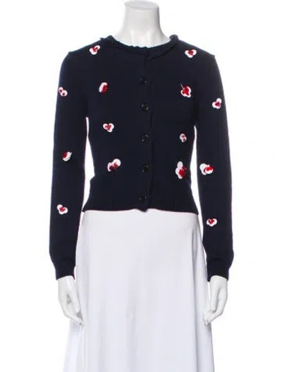 Pre-owned Shushu-tong Printed Evening Jacket In Blue