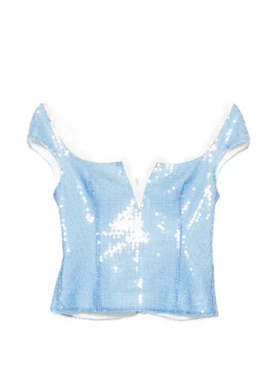 Shushu-tong Sequin-embellishment Top In Multi
