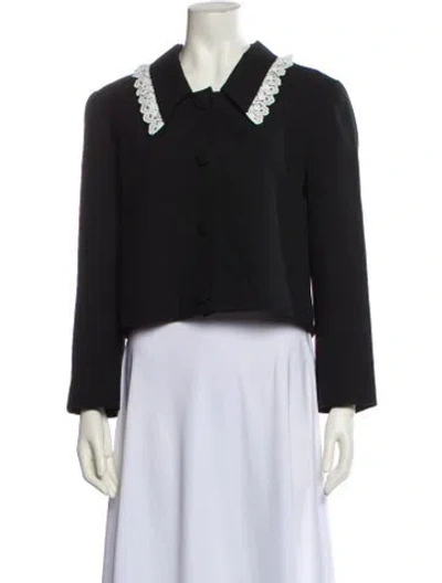 Pre-owned Shushu-tong Wool Evening Jacket In Black