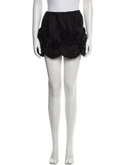 Pre-owned Shushu-tong Wool Mini Skirt In Black