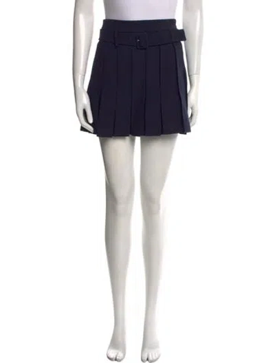 Pre-owned Shushu-tong Wool Mini Skirt W/ Tags In Black