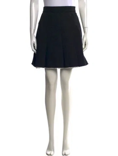 Pre-owned Shushu-tong Wool Mini Skirt W/ Tags In Black