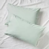 Shuteye Supply 2.5 Recycled Percale Pillowcase Set In Green