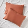 Shuteye Supply Lush Cotton Pillowcase Set In Brown