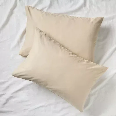 Shuteye Supply Lush Cotton Pillowcase Set In Sand