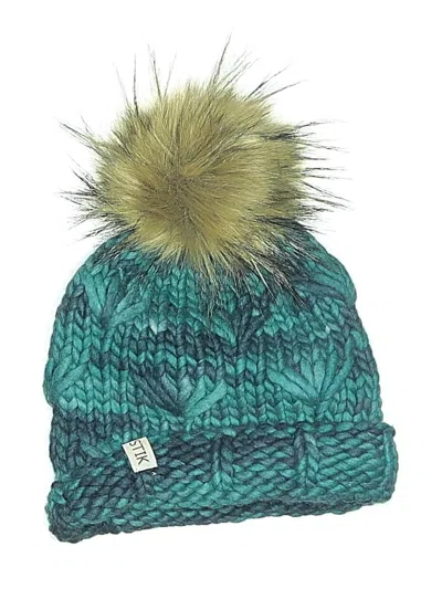 Pre-owned Shxt That I Knit Beanie In Blue