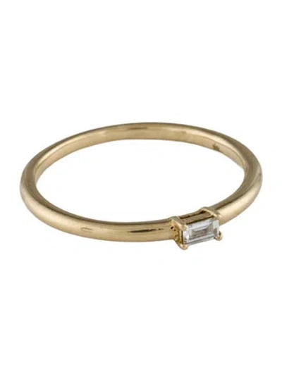 Pre-owned Shy Creation 14k Diamond Band Ring In Multi