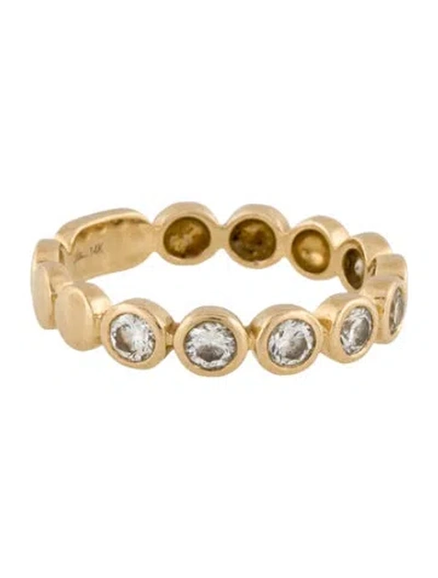 Pre-owned Shy Creation 14k Diamond Band Ring In Multi