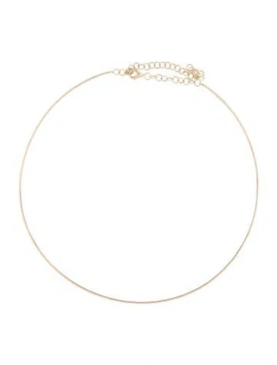 Pre-owned Shy Creation 14k Diamond Choker Necklace, 15.5" In Multicolor