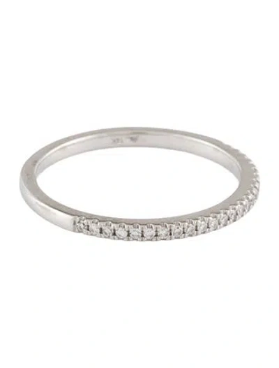 Pre-owned Shy Creation 14k Diamond Half Eternity Band Ring In Multicolor