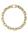 Shy Creation 14k Gold Colette Diamond Pave Paperclip Link Bracelet In Gold