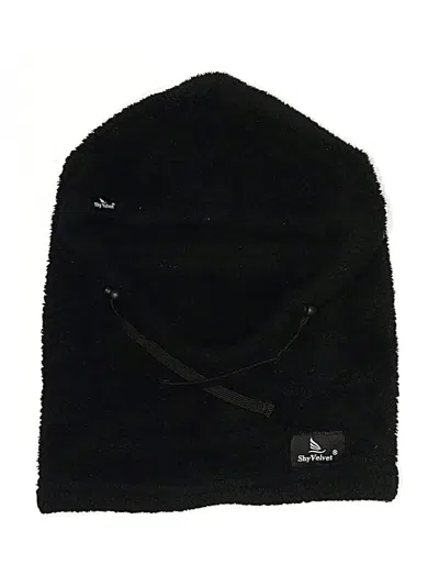 Pre-owned Shy Velvet Winter Hat In Black