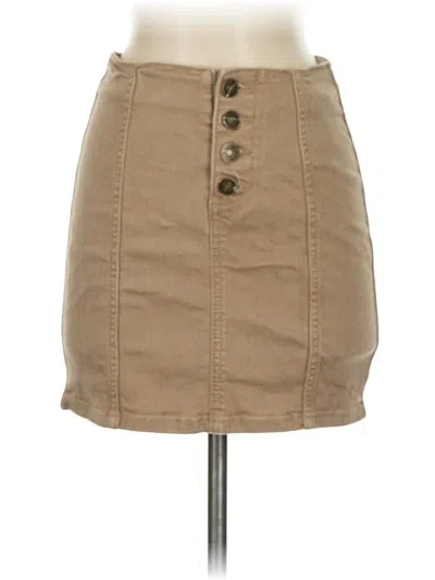 Pre-owned Shyanne Casual Skirt In Brown