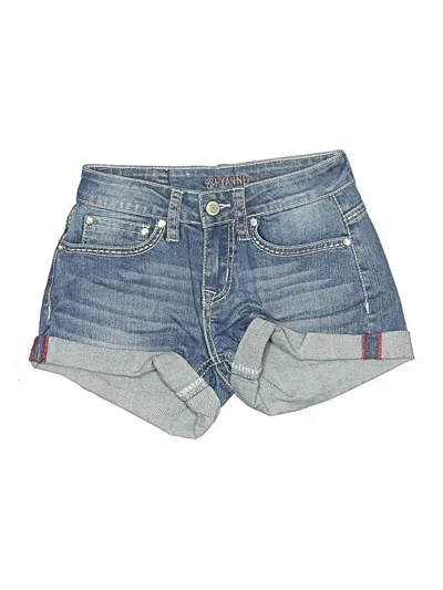 Pre-owned Shyanne Denim Shorts In Blue