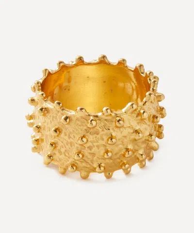 Shyla 22ct Gold-plated Ilina Band Ring