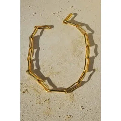 Shyla Chunky Link Necklace In Gold