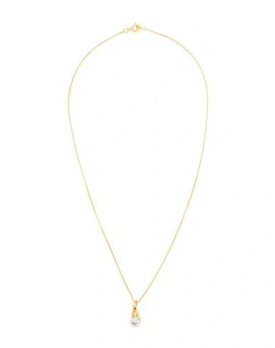 Shyla Estelle-necklace Woman Necklace Gold Size - 925/1000 Silver, 916/1000 Gold Plated, Glass