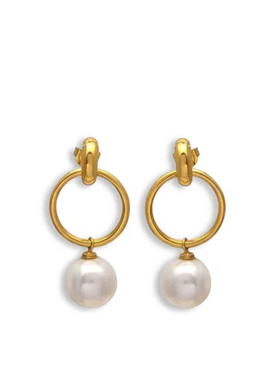 Shyla Layla Earrings In Gold/pearl