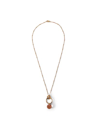 Shyla Layla Necklace In Gold/champagne