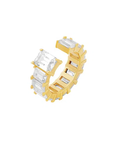 Shymi Open Cubic Zirconia Band In Gold
