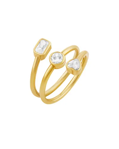 Shymi 14k Plated Ring In Gray