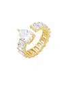 Shymi 14k Plated Ring In Pattern