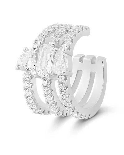 Shymi 18k Filled Ear Cuff In Silver
