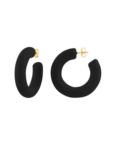 Shymi 18k Plated Earring In Black