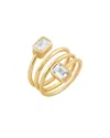 Shymi 18k Plated Ring In Multi