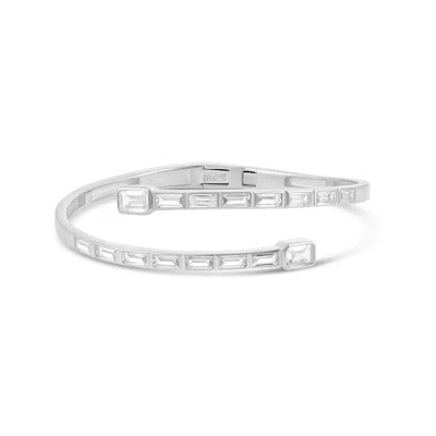 Shymi Silver Cz Bracelet In Metallic
