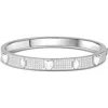 Shymi Cubic Zirconia Bangle In Silver/white