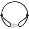 Shymi Cubic Zirconia Corded Slider Bracelet
