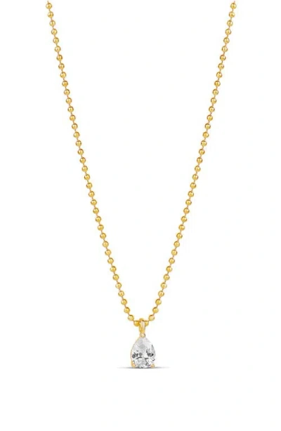 Shymi Cubic Zirconia Pendant Necklace In Gold