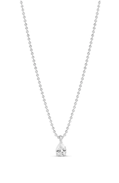 Shymi Cubic Zirconia Pendant Necklace In Metallic
