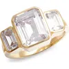 Shymi Cubic Zirconia Ring In Gold