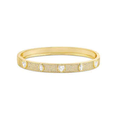 Shymi 18k Plated Cz Bracelet In Gold